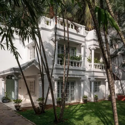 Architectural Digest featured my renovation of this three-decade-old family home, the Ivy Lane Villa. The article highlighted my approach to preserving the home's vintage value while infusing it with contemporary functionality and our signature pop of color.
