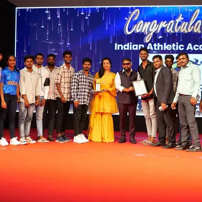 We are humbled and honored to receive this award at the India Trade Awards 2024. This recognition belongs to our entire team of coaches and hardworking athletes.