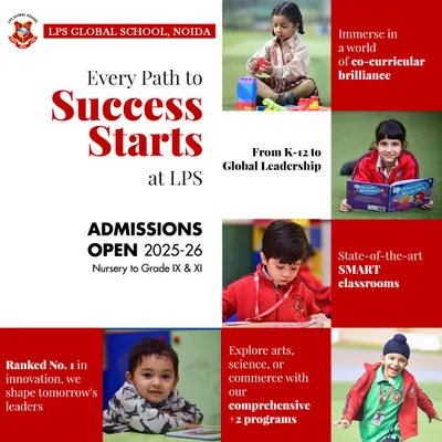 Every path to success starts at LPS. Our admissions for the 2025-26 session are now open for Nursery to Grade IX and XI, offering a world of co-curricular brilliance, SMART classrooms, and comprehensive programs.