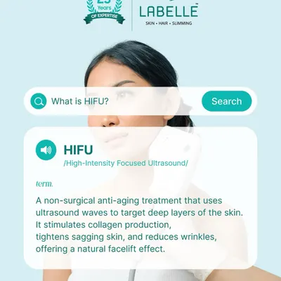 Wondering what HIFU is? It's a non-surgical anti-aging treatment using ultrasound waves to target deep skin layers, stimulating collagen and tightening sagging skin for a natural facelift effect.