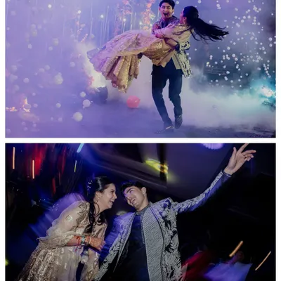The grand entrance and the intimate dance. We capture the full story of the Sangeet night, from the big, dramatic moments to the small, shared smiles on the dance floor.