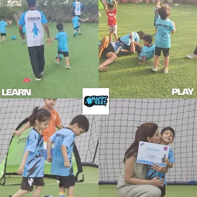 My coaching follows a simple journey. Kids learn fundamental skills, play in a fun environment, grow their confidence, and we celebrate every single achievement together.
