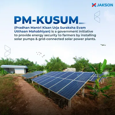 The Pradhan Mantri Kisan Urja Suraksha evam Utthaan Mahabhiyan (PM-KUSUM) is a government initiative we proudly support. We help farmers achieve energy security by installing solar pumps and grid-connected solar power plants on their land.