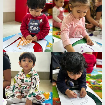 We make learning numbers an active, hands on process. Using stickers and coloring, children develop number recognition and counting skills in a fun, engaging way.