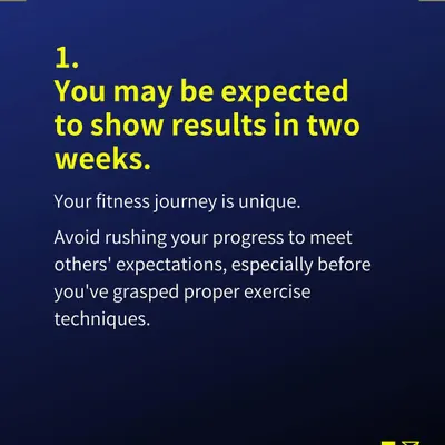 Tip 1: Your fitness journey is unique. Avoid rushing your progress to meet others' expectations, especially before you have grasped proper exercise techniques.