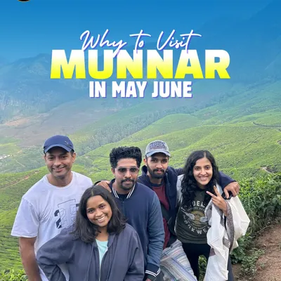 Wondering why you should visit Munnar in May and June? This carousel explains it all, from the pleasant weather to the lush tea gardens and blooming flora.