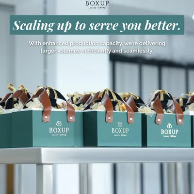 We are scaling up to serve you better. With our enhanced production capacity, we can now deliver larger volumes of corporate orders efficiently and seamlessly.