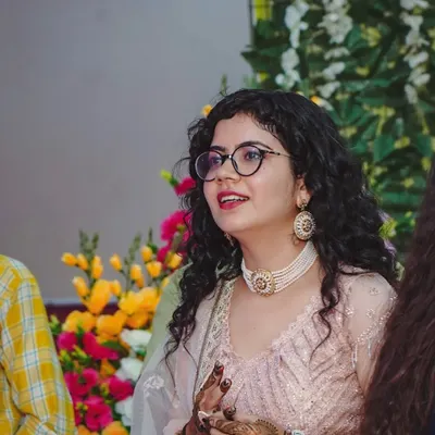 A candid photo from my cousin's sangeet night. Getting to choreograph and celebrate with family is one of the best parts of what I do. This is a glimpse into my wedding diaries.