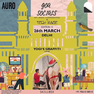 It was an honor to be featured for a live art session at the Goa Socials event in Delhi. Painting alongside music and conversations is the perfect environment for creativity and sharing the artistic process with a live audience.