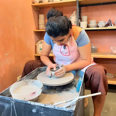 Pottery isn't just art, it's therapy. As your hands shape the clay, your mind slows down, grounding you in the present moment. It's where mental wellness meets messy hands.