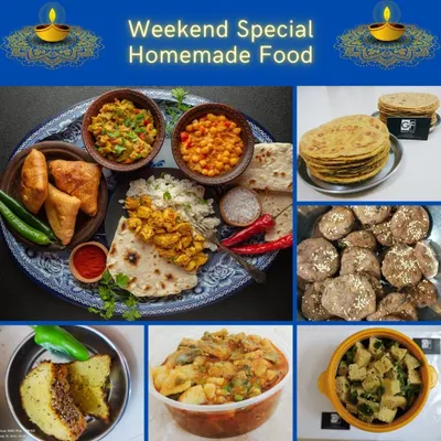 This is a glimpse of my weekend and festival specials. I prepare complete homemade Gujarati meals, including dishes like Undhiyu, Khaman, and fresh Theplas, so you can enjoy authentic flavours with your family.