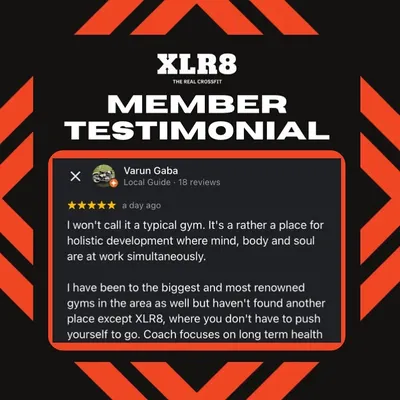 This testimonial says it all. I focus on holistic development, where mind, body, and soul work together. It's not a typical gym, it's a place for long term health.