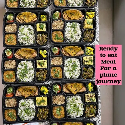 No more bland airline food. These ready to eat meal trays are perfect for a plane journey, giving you a complete, satisfying, and delicious homemade meal at 30,000 feet.