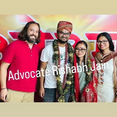 I assisted this wonderful NRI couple in legally formalizing their union. I specialize in handling the unique documentation and procedures required for NRI weddings and love marriages.