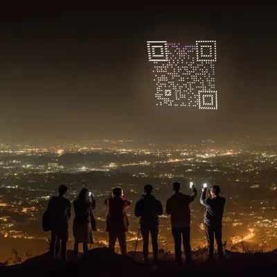 I create a bridge between the sky and your digital platform. This drone QR code is a revolutionary call to action, turning passive viewers into active participants and providing you with valuable data insights from every scan.