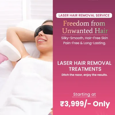 Experience freedom from unwanted hair with our pain free and long lasting laser treatments. This is a popular and effective service for achieving silky smooth skin on the underarms and other areas.