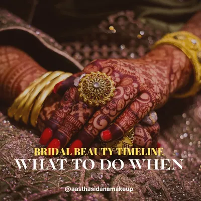 This is the ultimate bridal beauty timeline to keep your prep organized and stress-free. Planning ahead is key to glowing with confidence on your big day.