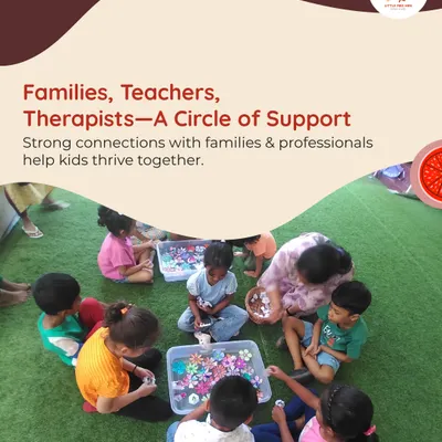 I believe in creating a circle of support around every child. Strong connections between families, teachers, and therapists help kids thrive together, ensuring every child can soar at their own pace.