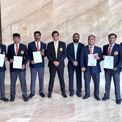 Congratulating successful KIO referees who cleared their Asian Karate Federation (AKF) upgrade exam in China. This is a direct result of our structured development program.