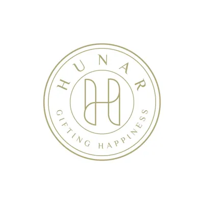 Our brand logo, representing our mission of 'Gifting Happiness'. We stand for quality, creativity, and thoughtful curation in every hamper we create.