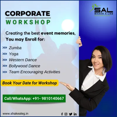 Wondering what I can bring to your office? I offer a full range of customizable corporate workshops, from high-energy Zumba and Bollywood to relaxing Yoga sessions. Let's book a date and create an amazing event for your team.