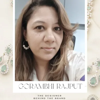 This is me, Gorambhi Rajput, the designer and gemologist behind Savi Jewels. My work is a blend of artistry and authenticity, and I am dedicated to bringing a unique sparkle and a personal story to every piece of jewellery we create.