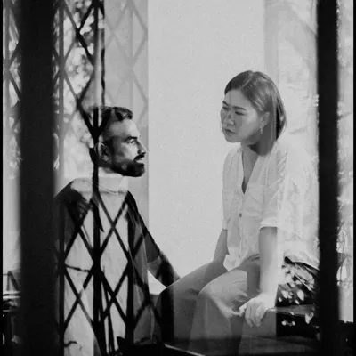 A photo from an article about our journey. It captures a quiet moment between me and my husband, Vinesh. We've built this dream together, and it's a story of passion and partnership.