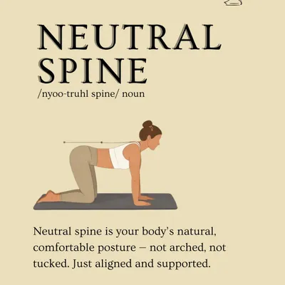 Let's talk about the Neutral Spine. It's the foundation of almost every Pilates move, ensuring your body is aligned and supported.