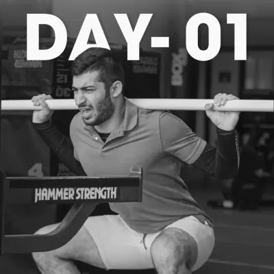 The UKSCA ASCT course begins. This is the title card for Day 1, setting the stage for an intensive week of learning foundational strength and conditioning principles.
