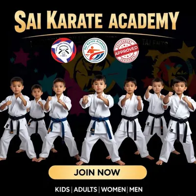 Sai Karate Academy is government approved and welcomes everyone. Kids, adults, women, and men can join our classes to learn karate and self-defense.