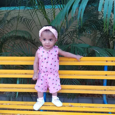 My daughter looking so sweet in the Candyline Summer Headband. It’s a lightweight, lacy design that is comfortable enough for all-day wear.
