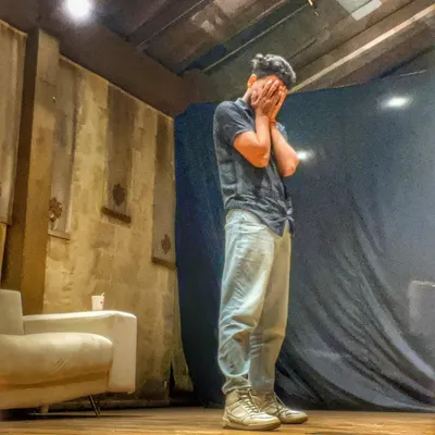 A candid moment of reflection. Dance is not just about performance; it's a journey of pushing your limits and finding strength even when you feel like giving up.