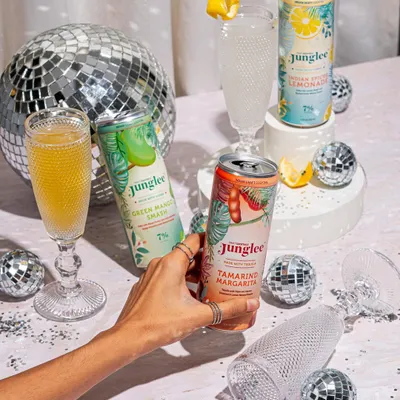 Party-ready visuals for Junglee cocktails. We used disco balls and glitter to create a fun, high-energy scene that positions the brand as the perfect drink for celebrations.