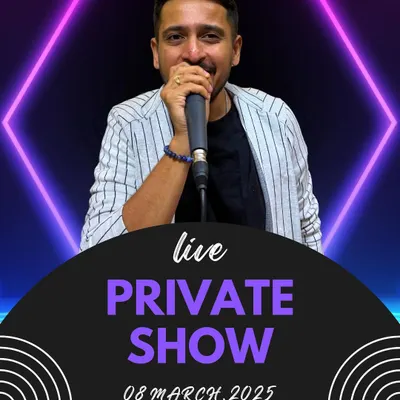 This poster was for a private show in Lonavala. I am available for exclusive private events, creating a personalized musical experience for birthdays, anniversaries, and other special celebrations.