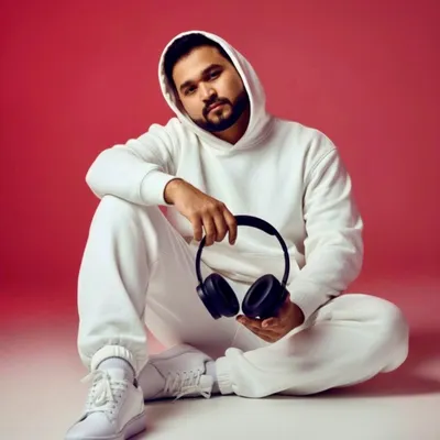 A shot from a recent photoshoot. As a creative, I believe in presenting a strong visual identity that matches the energy of my music.