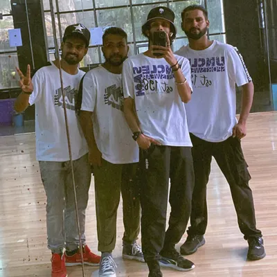 This is us, the RDI trainers. We're a team of professional dancers who live and breathe choreography, ready to bring our energy to your wedding.