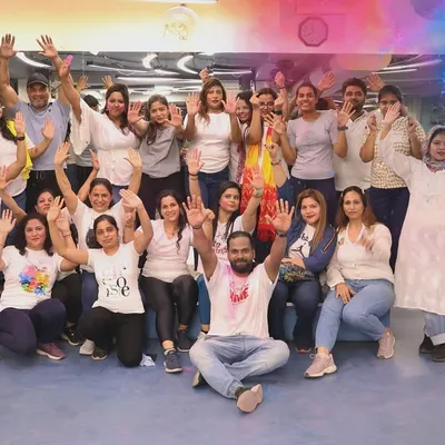 Our crew celebrating Holi together. We believe in filling life with sweet memories, endless laughter, and the brightest colors.