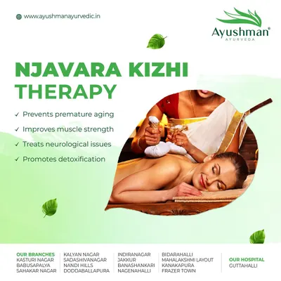 Discover the benefits of Njavara Kizhi therapy. This powerful treatment, involving medicated rice poultices, helps prevent premature aging, improves muscle strength, treats neurological issues, and promotes detoxification.