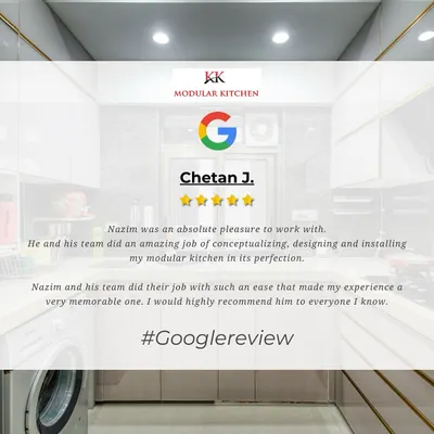 Another 5-star review that makes our day. Thank you, Chetan J., for trusting us with your dream kitchen. We are thrilled that our team could make your experience a memorable one.