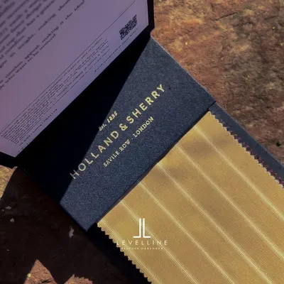 We are proud to offer fabrics from Holland & Sherry of Savile Row, London. This swatch book represents a legacy of quality that we bring directly to your doorstep.