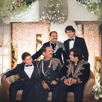 A celebration of poise, legacy, and understated refinement. Statesman Hemant Bhati and his family embody timeless grace in custom couture from my collection. Each silhouette reflects my ethos: elevated minimalism and heritage reimagined.