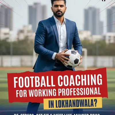Looking for football coaching for working professionals in Lokhandwala? We offer multiple batches with weekday evening and weekend options to fit your schedule.