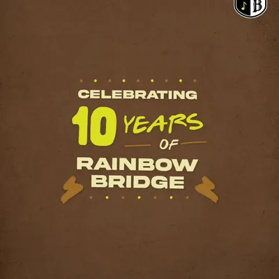An announcement for our yearly student showcase, celebrating 10 years of Rainbow Bridge. It's our mini music festival, filled with live performances, food, art, and good vibes.
