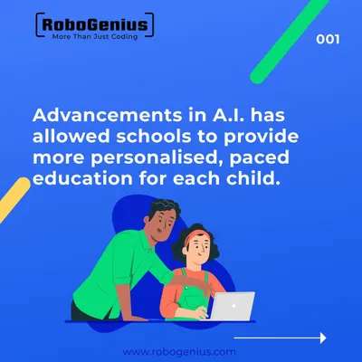 Artificial Intelligence is transforming every industry, including education. We believe in preparing students for this future by not only teaching them to code but also helping them understand how AI can be used to create smarter, more personalized learning experiences.