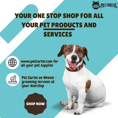We are your one-stop shop for all pet products and services. You can order supplies online for fast delivery or book a grooming appointment with our Pet Cartel on Wheels service.