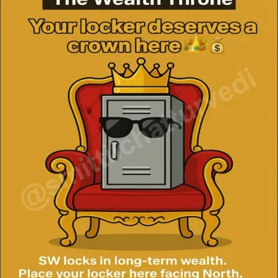 The South-West is the 'Wealth Throne' of your house. Placing your locker or safe here, facing North, helps lock in long-term wealth and stability. Make sure there are no toilets or mirrors in this zone.