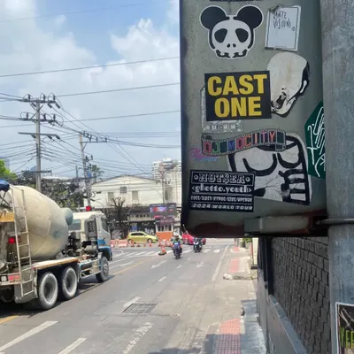 Spotted in the wild. A DJ MoCity sticker on a utility pole. Building a culture means making your mark on the streets, not just in the clubs.