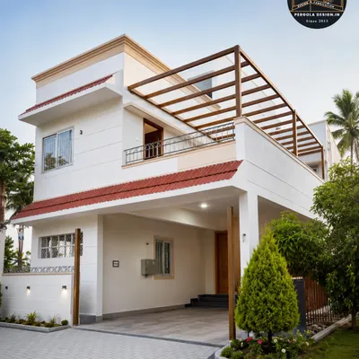 While we specialize in carports, our fabrication expertise extends to all outdoor structures. This image shows a modern terrace pergola we designed, demonstrating our ability to apply the same principles of quality, durability, and aesthetic excellence to create beautiful outdoor living spaces.