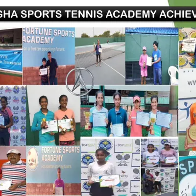 A collage celebrating just some of our many tennis achievers. From local tournaments to national rankings, our players consistently demonstrate excellence and make us proud.