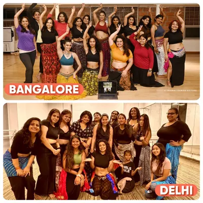 An evening of shimmying and smiles at our belly dance workshops in Bangalore and Delhi! Thank you to everyone who joined us and brought such amazing energy.
